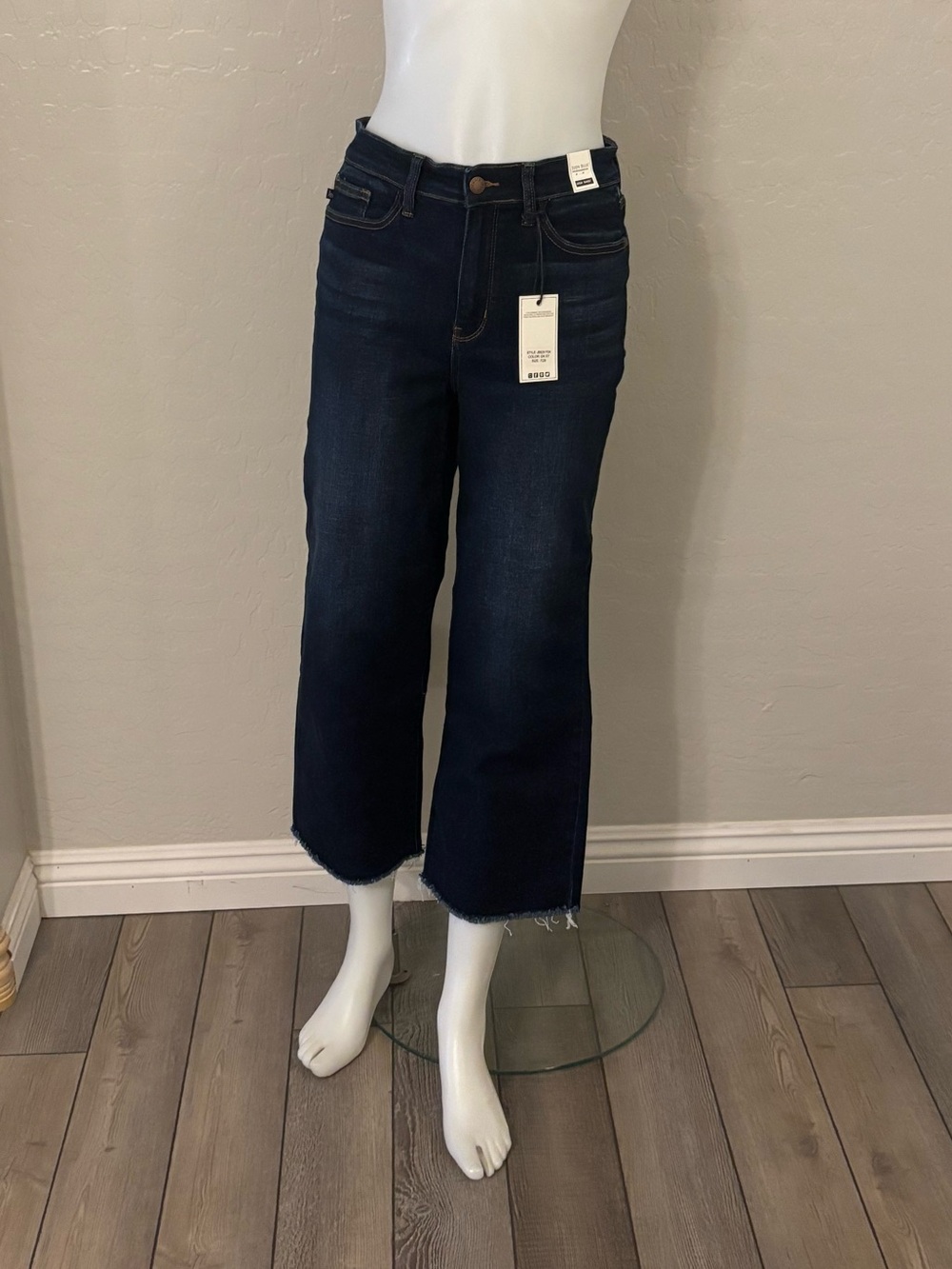 Judy Blue High Waisted Wide Leg JB82517DK Size 7/28